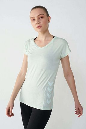 تیشرت سرمه ای زنانه رگولار hummel - کد 83286034