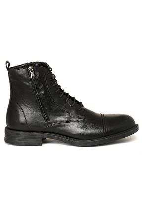 بوت برفی مشکی مردانه چرم خالص Freefoot - کد 58573260