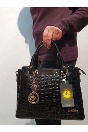 کیف دستی مشکی زنانه سایز متوسط BAHŞİŞ ÇANTA - کد 65198635