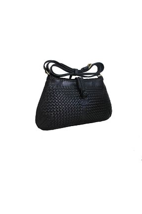 کیف پستچی مشکی زنانه چرم خالص Gön - کد 69231970