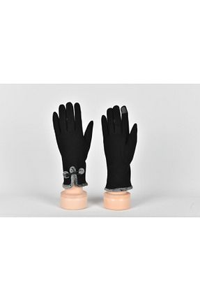 دستکش مشکی زنانه پلی استر Gezgin tekstil ve aksesuar - کد 45332599