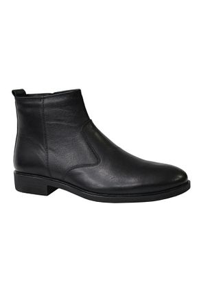 بوت / نیم بوت مشکی مردانه چرم خالص KALE - کد 48224522