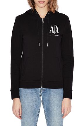 سوئیشرت مشکی زنانه ساده Armani Exchange - کد 93680339