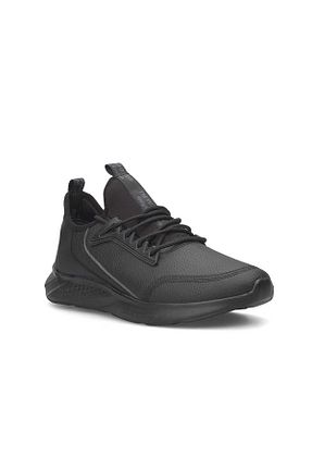 کفش اسنیکر مشکی زنانه بند دار FLY STEP - کد 341859868