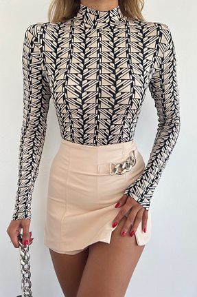 بلوز نباتی زنانه طرح دار Hera Moda - کد 232134412