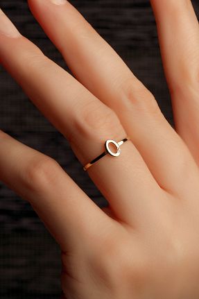 انگشتر طلا طلائی زنانه 14 عیار Kuyumcum - کد 342715452