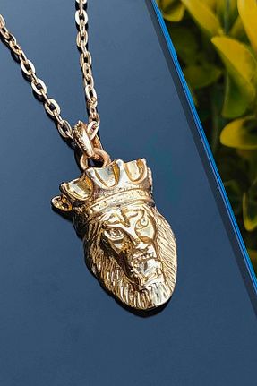 گردنبند جواهر طلائی مردانه روکش طلا TREND COLLECTİON - کد 126885504