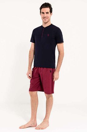 ست لباس راحتی زرشکی مردانه ساده U.S. Polo Assn. - کد 342470432