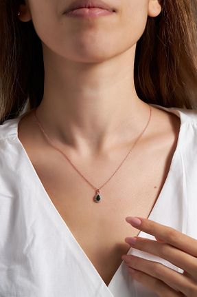 گردنبند جواهر زنانه روکش نقره Ninova Silver - کد 95540391
