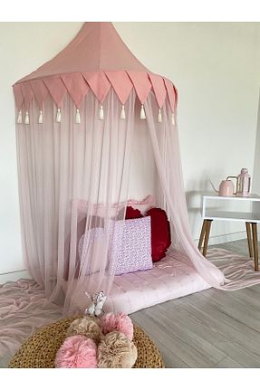 پشه بند صورتی پلی استر Pastelya - کد 337726169