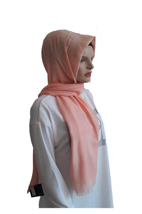 شال نارنجی زنانه پنبه ای Sarar - کد 341645365