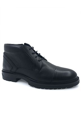 بوت / نیم بوت مشکی مردانه چرم خالص Pierre Cardin - کد 342036091