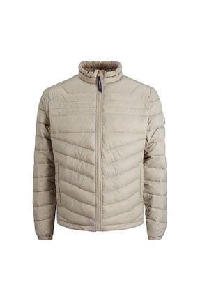 کاپشن بژ مردانه رگولار Jack & Jones - کد 342764301