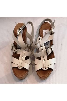 صندل نباتی زنانه پاشنه پر Butik Tülin - کد 343017119