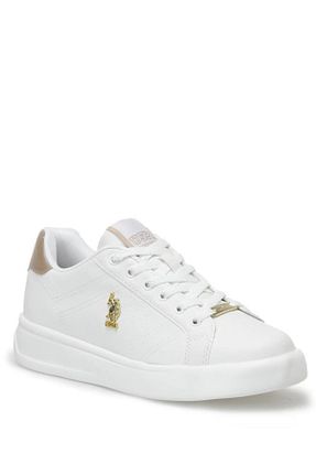 کفش اسنیکر سفید زنانه بند دار U.S. Polo Assn. - کد 342014539