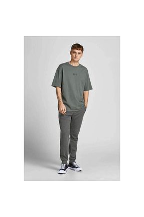 شلوار کرمگن طوسی مردانه Relaxed Jack & Jones - کد 250993801