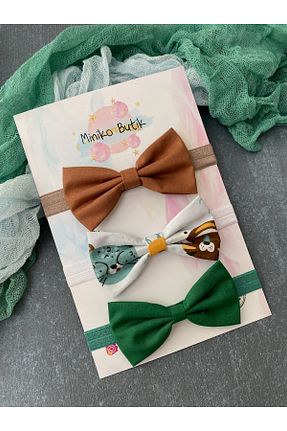 پاپیون رنگی بچه گانه پارچه ای Miniko Butik - کد 342954542