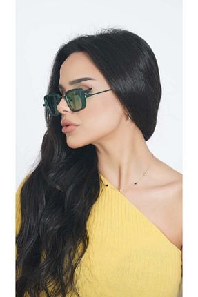 عینک آفتابی سبز زنانه UV400 Genel Markalar - کد 331774801