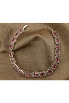 دستبند نقره طوسی زنانه 925 عیار MYS kuyumculuk - کد 344127217