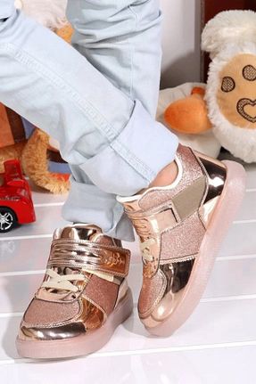 بوت / نیم بوت طلائی زنانه چرم مصنوعی Vicco - کد 344353491