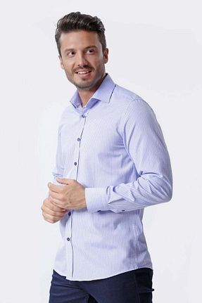 پیراهن بنفش مردانه رگولار Ottomoda - کد 112644022