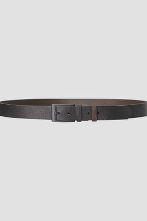 کمربند مشکی مردانه چرم خالص Wrangler - کد 344884084