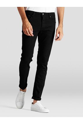 شلوار جین مشکی مردانه پاچه تنگ Jack & Jones - کد 344063745