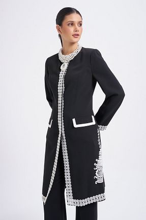 ترنچکت مشکی زنانه پلی استر Balizza - کد 344092505