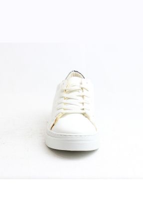 کفش کژوال سفید زنانه چرم مصنوعی پاشنه کوتاه ( 4 - 1 cm ) کد 344191871