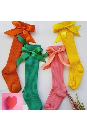 جوراب نارنجی بچه گانه پنبه ای ÖZKARDEŞLER BABY - کد 343875965