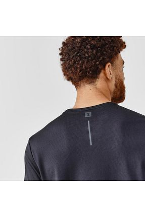 تیشرت اسپرت مشکی مردانه رگولار Decathlon - کد 308235180