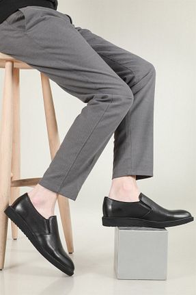 کفش اسپادریل مشکی مردانه TRENDYSHOES - کد 344679186