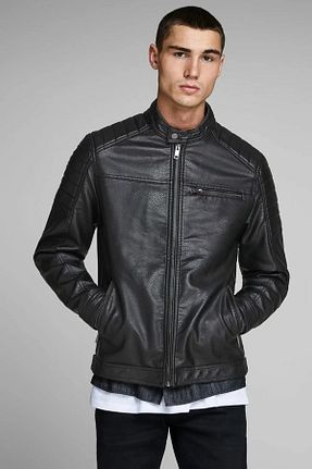 کاپشن مشکی مردانه Jack & Jones - کد 344017442