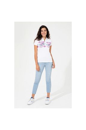 شلوار آبی زنانه جین U.S. Polo Assn. - کد 344118519