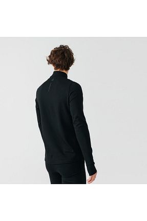سوئیشرت اسپرت مشکی مردانه رگولار Decathlon - کد 309313235