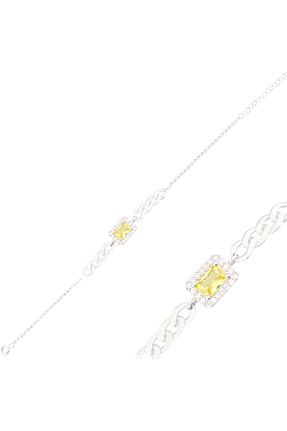 دستبند نقره رنگی زنانه 925 عیار Silveranka - کد 344599831