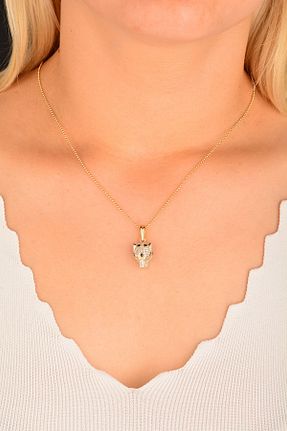 گردنبند طلا طلائی زنانه 14 عیار Cebeci - کد 344630672