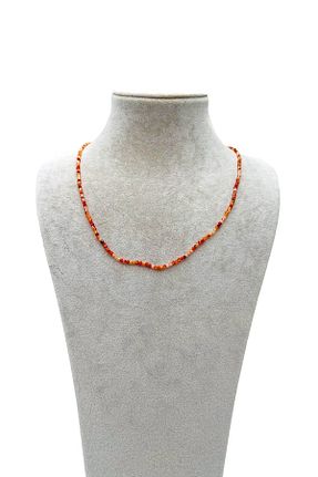 گردنبند جواهر نارنجی زنانه سنگ PEDRAS - کد 344670854