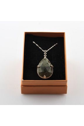 گردنبند جواهر رنگی زنانه سنگ طبیعی Deniz Doğal Taş - کد 329382697