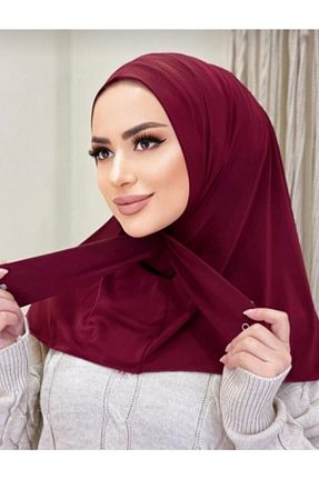 روسری زرشکی ساده Ayselcehobi - کد 345307887