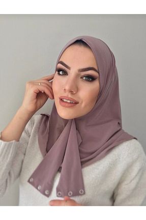 روسری قهوه ای ساده Ayselcehobi - کد 345315985