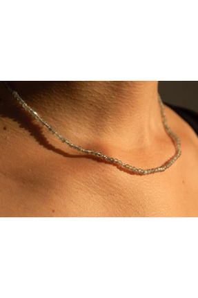 گردنبند جواهر طوسی زنانه سنگی کد 317217762