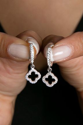 گوشواره نقره زنانه 925 عیار Elika Silver - کد 346029212