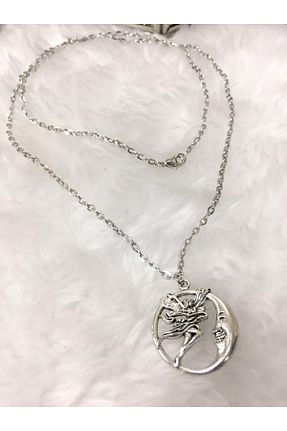 گردنبند جواهر زنانه روکش نقره oldskoolbutik - کد 346317021