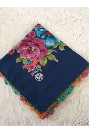 روسری آبی 100 x 100 Cenk - کد 346459851