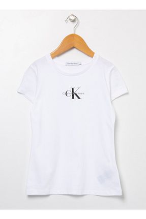 تیشرت سفید بچه گانه رگولار Calvin Klein - کد 345382306