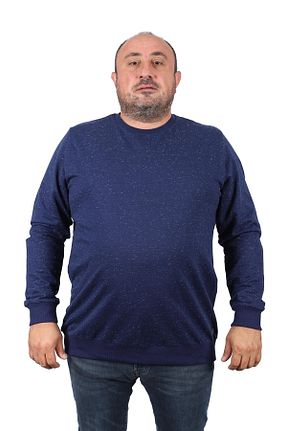 سوئیشرت سایز بزرگ سرمه ای مردانه سایز بزرگ MocGrande - کد 346355994