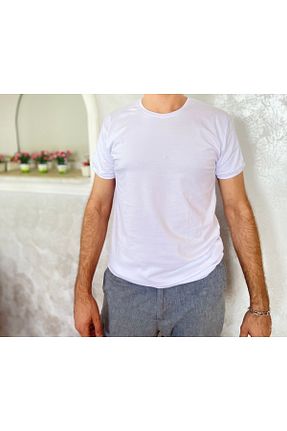 تیشرت سفید مردانه رگولار Betimoda - کد 346470567