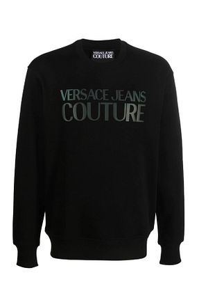 سوئیشرت مشکی مردانه چاپی VERSACE JEANS COUTURE - کد 346918559