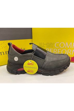 کفش کژوال طوسی زنانه چرم خالص Mammamia - کد 347172243